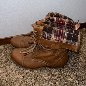 Size 7 brown booties